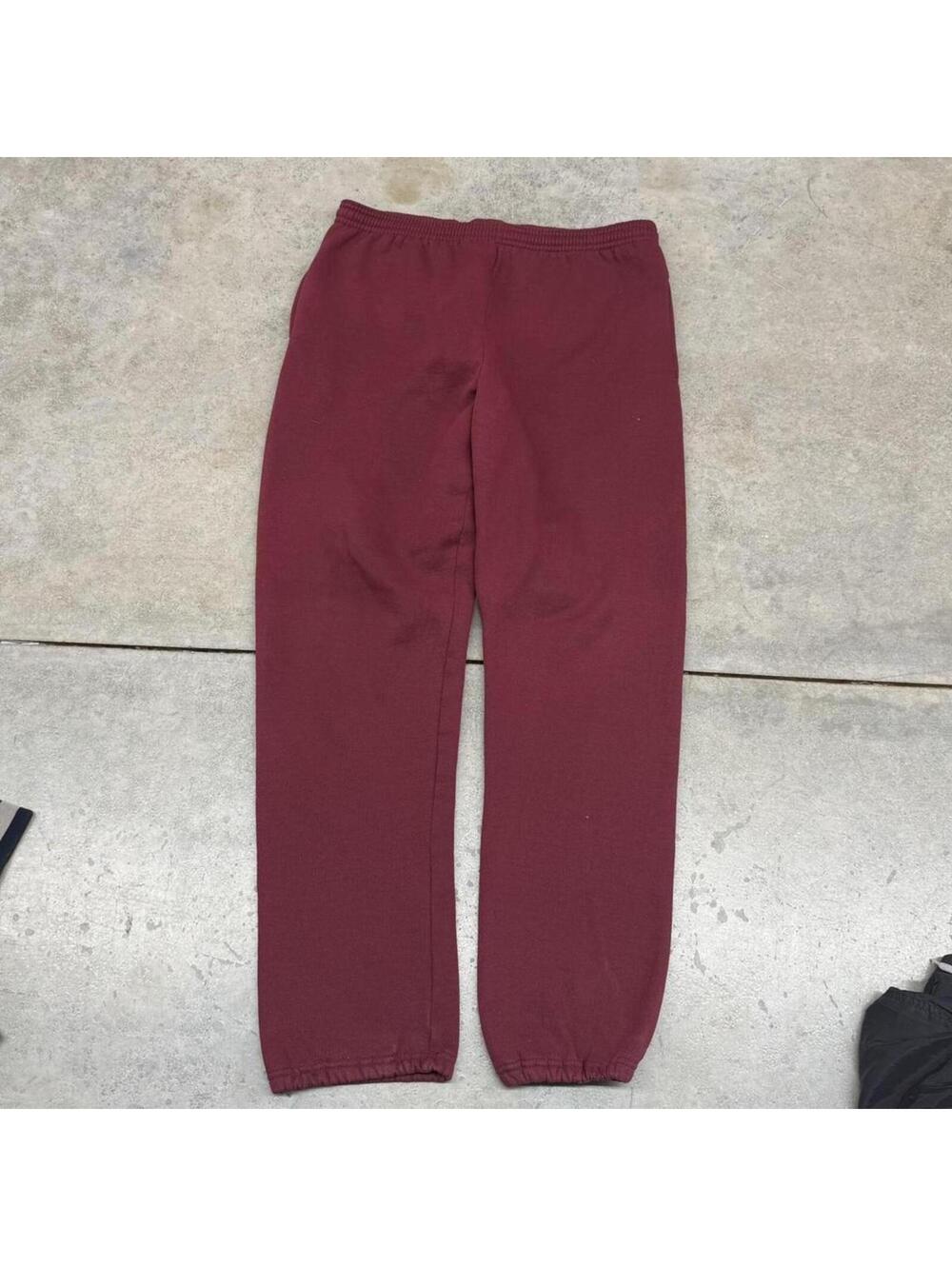vintage russell athletics burgandy relaxed fit sweatpants size large